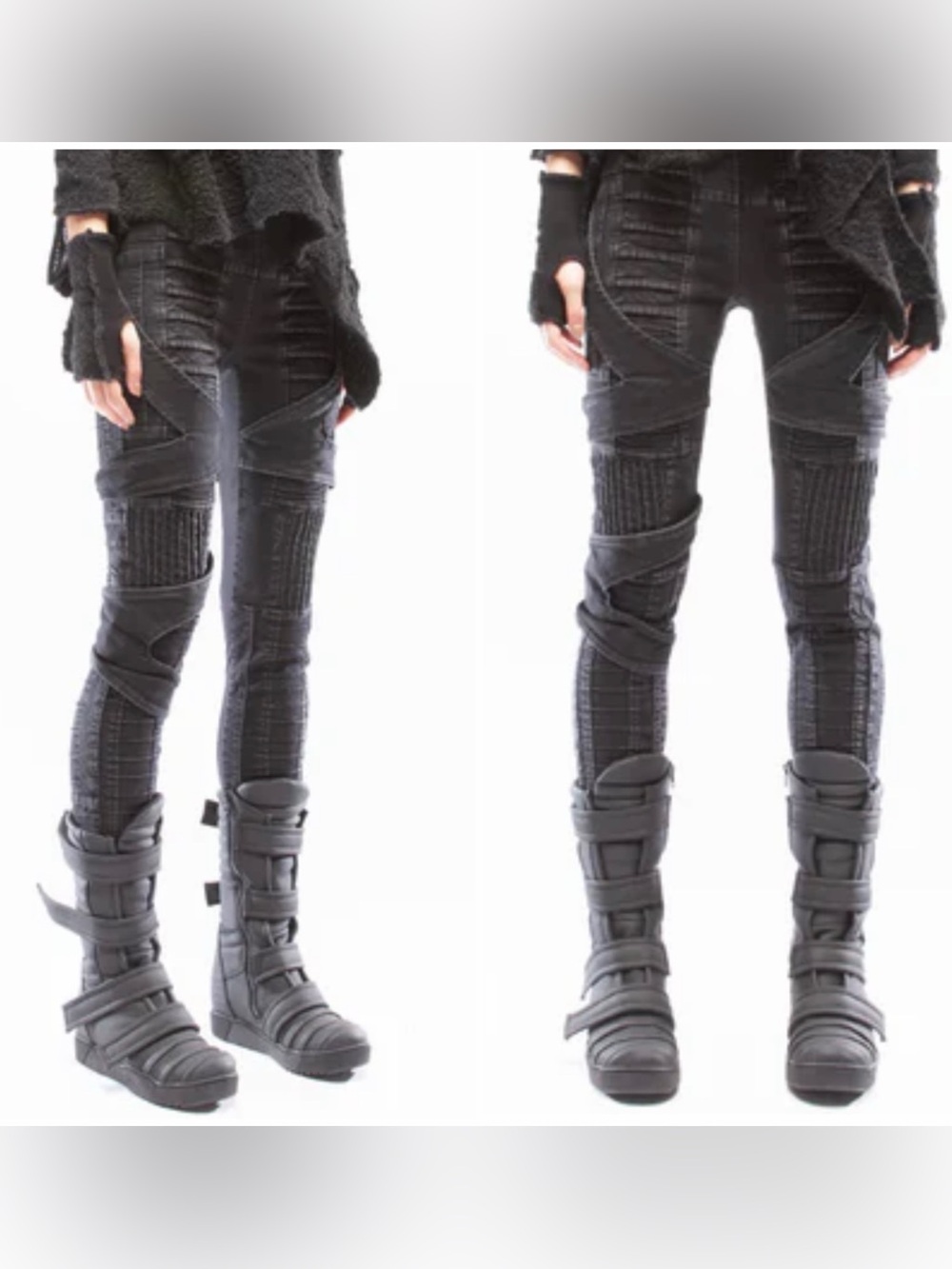 DEMOBAZA stretch jean leggings